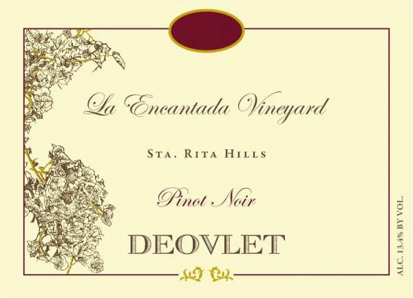 2021 Deovlet La Encantada Vineyard Pinot Noir Sta. Rita Hills