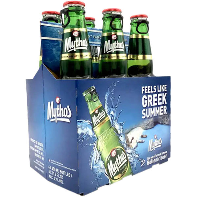 Mythos Premium Hellenic Beer 6pk Bottle