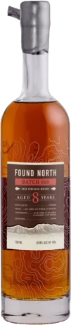 Found North Batch 010 8 Years Old Cask Strength Whiskey 750ml