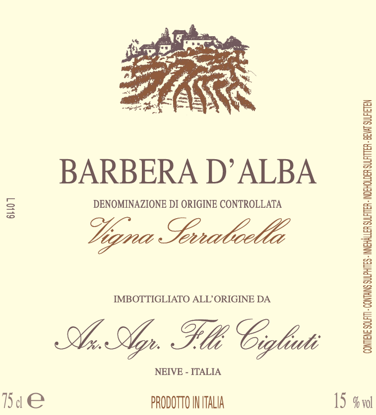 2021 Cigliuti - Barbera d'Alba Vigna Serraboella (750ml)
