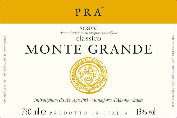 2020 Pra - Soave DOC Classico Monte Grande (750ml)