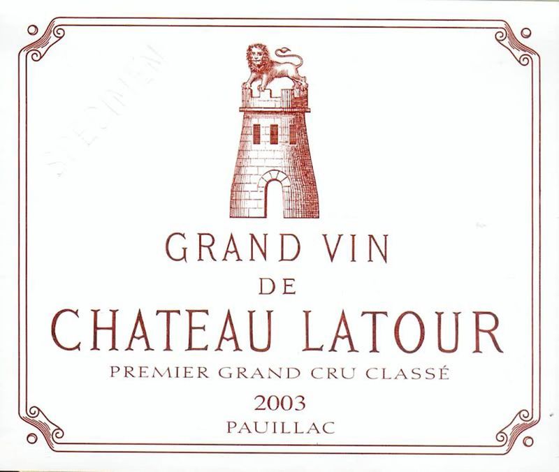 2003 Chateau Latour - Pauillac (750ml