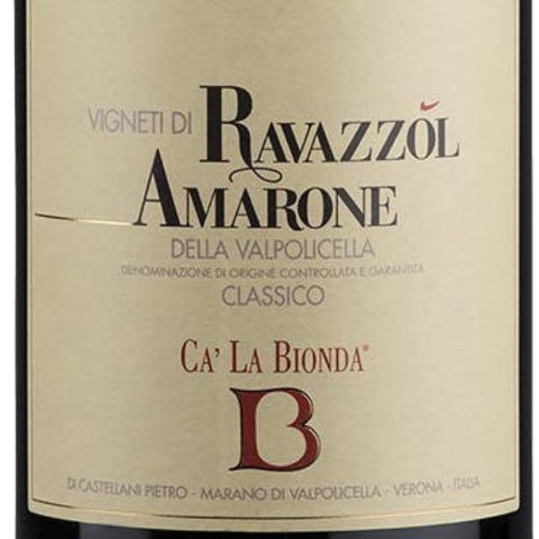 2013 Ca La Bionda - Amarone della Valpolicella Classico Riserva Vigneti di Ravazzol (750ml)