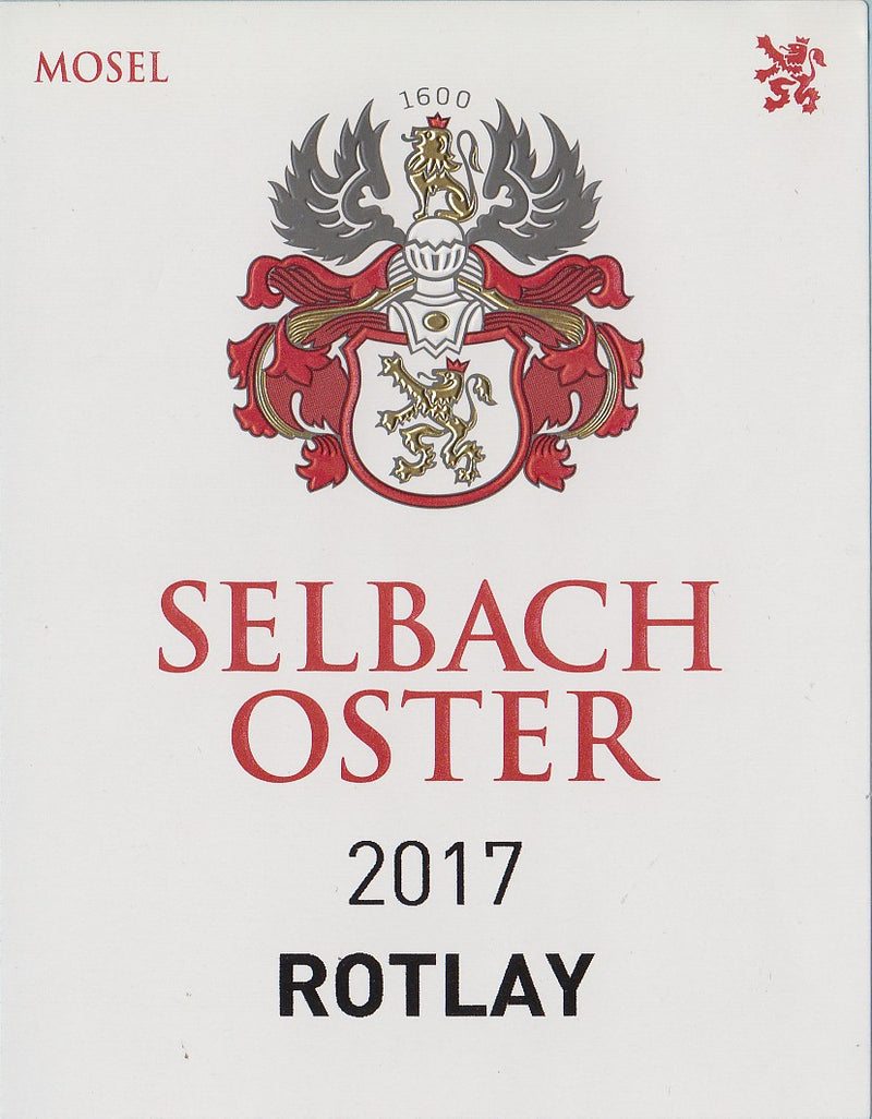 2017 Selbach Oster - Zeltinger Sonnenuhr Riesling Rotlay- SHELF
