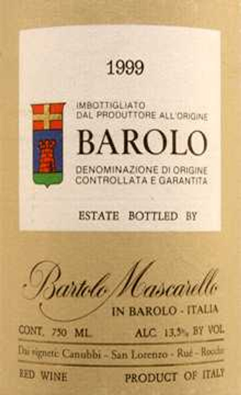 1999 Mascarello, Bartolo Barolo