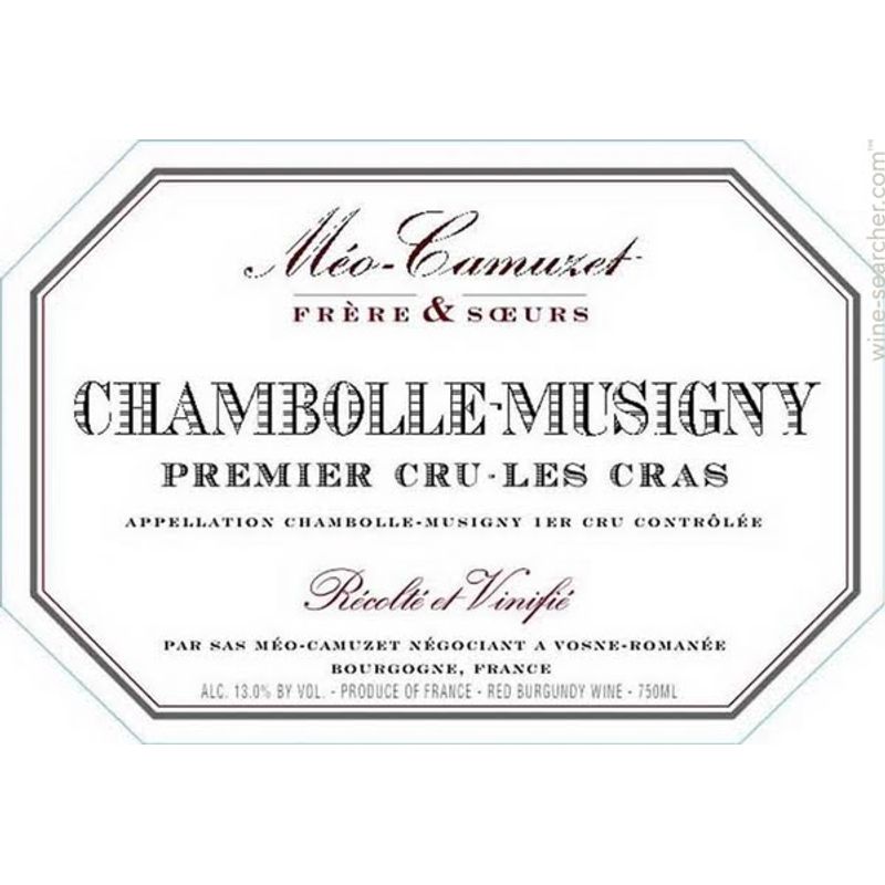 2022 Maison Meo-Camuzet - Chambolle Musigny Cras