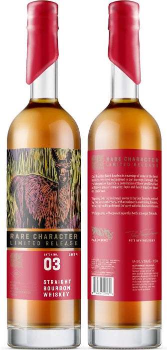 Rare Character Limited Release Batch #3 2024 125.68 pf Bourbon Whiskey 750ml