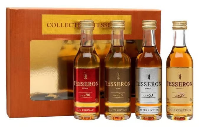 Tesseron Collection-Mini (Lot.90 Lot.76 Lot.53 Lot.29) Cognac 50ml