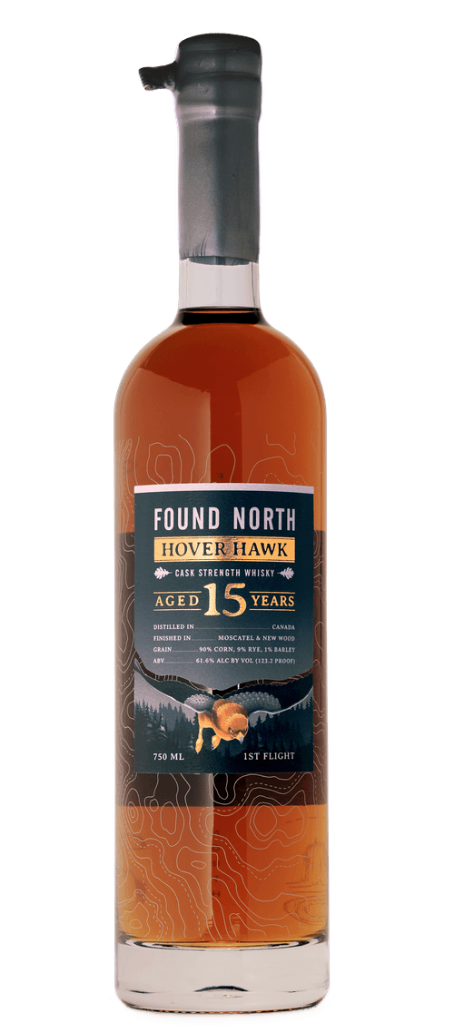 Found North Hover Hawk 15 Years Old Cask Strength Whiskey 750ml