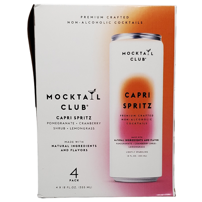 Mocktail Club Capri Spritz Non-Alcoholic Cocktail 4pk