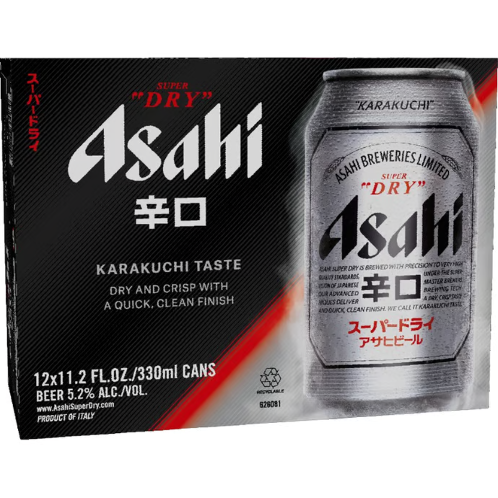 Asahi Super Dry 12pk CANS — MacArthur Beverages Asahi Super Dry 12pk CANS — MacArthur Beverages