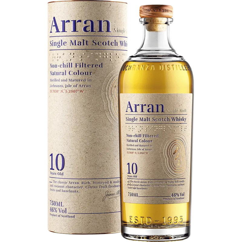The Arran Malt 10 yr Single Malt Whiskey 700ml