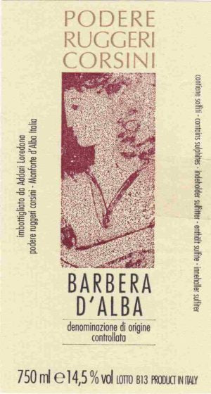 2023 Ruggeri Corsini - Barbera d'Alba (750ml)