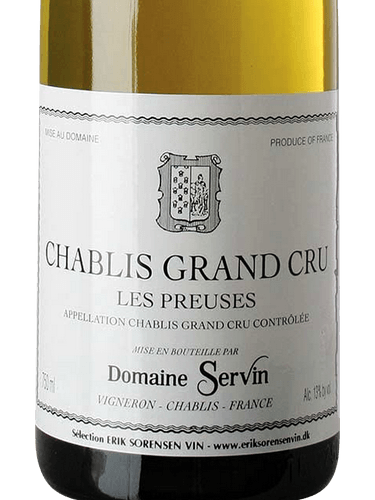 2022 Servin - Chablis Les Preuses