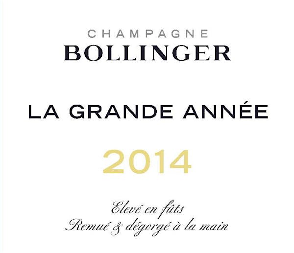 2014 Bollinger - Brut La Grande Annee MAGNUM (1.5L) — MacArthur