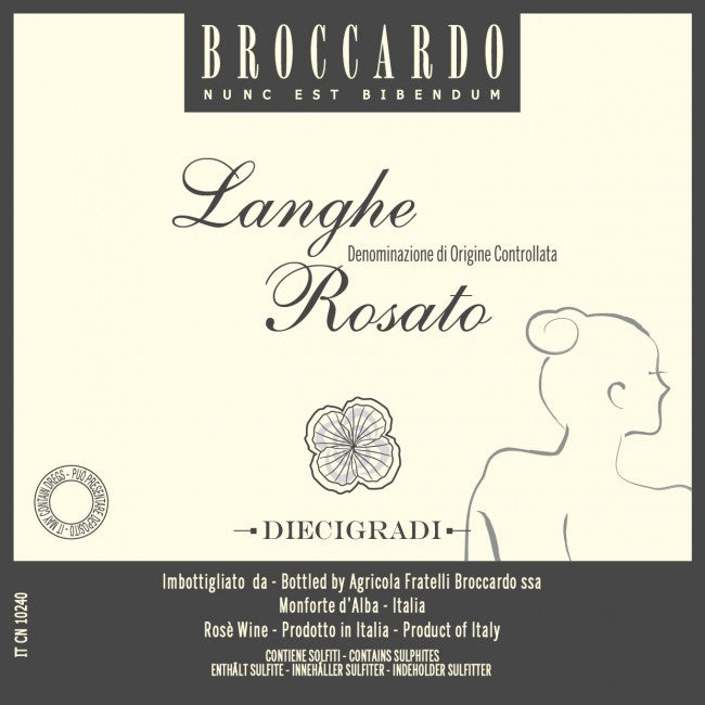 2024 Broccardo - Rosato Langhe Diecigradi (750ml)