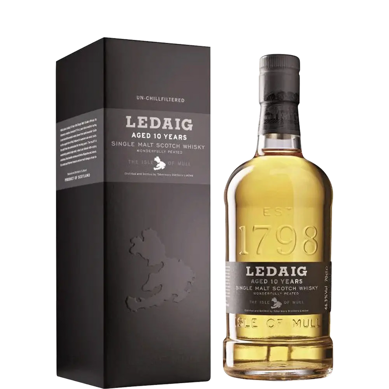 Ledaig 10 yr Single Malt Whiskey 750ml