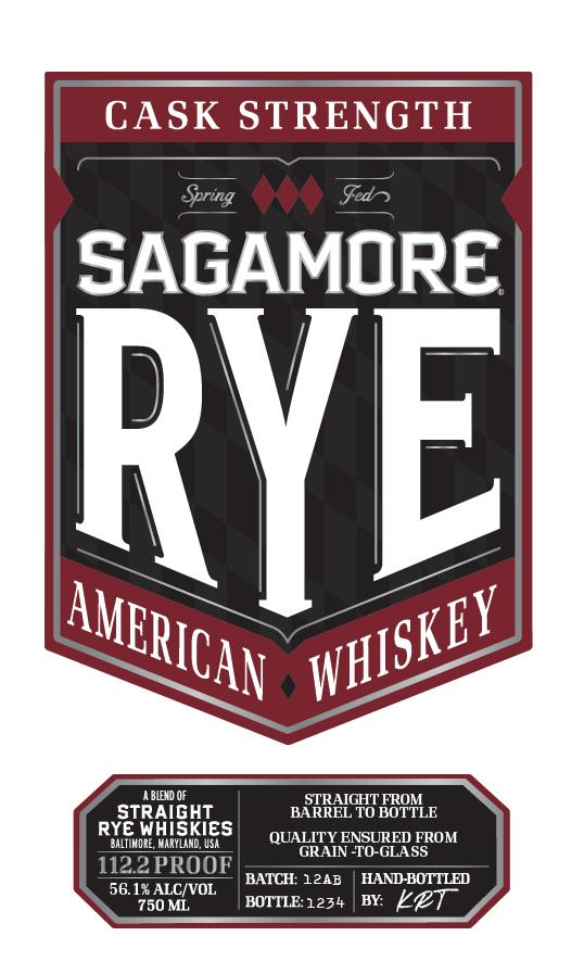 Sagamore Spirit  Cask Strength Rye Whiskey 750ml