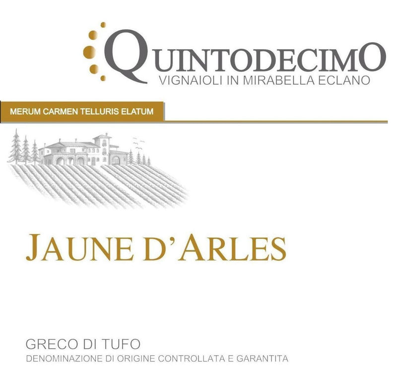 2023 Quintodecimo - Greco di Tufo DOCG Jaune d'Arles (750ml)