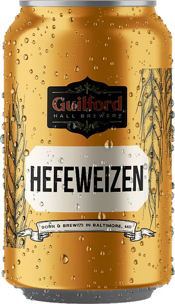 Guilford Hall Brewery Hefeweizen 6pk cans