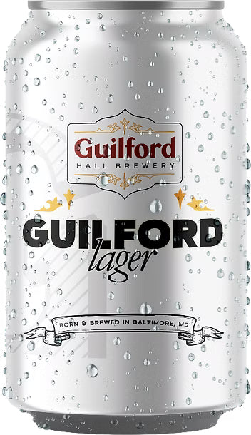 Guilford Hall Brewery Guilford Lager 6pk cans