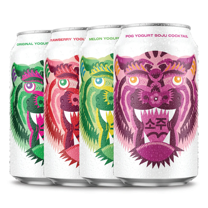 Yoju Yogurt Soju Seaside Variety 8pk cans