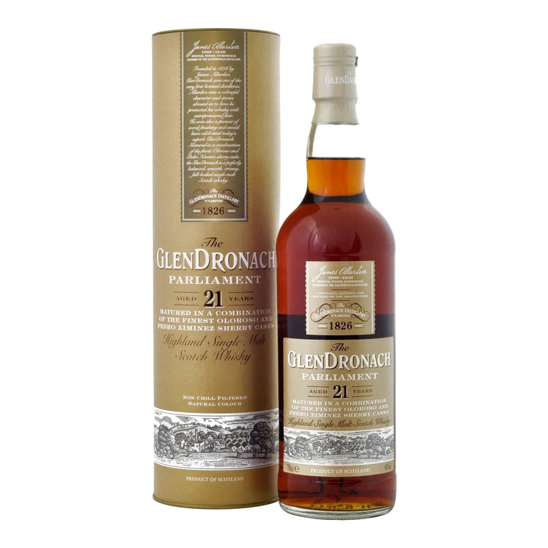 Glendronach 21 yr Parliament Single Malt 750ml