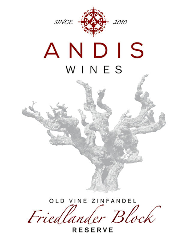 2022 Andis Friedlander Block Reserve Zinfandel