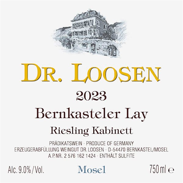 2023 Dr. Loosen - Bernkasterler Lay  Kabinett (750m