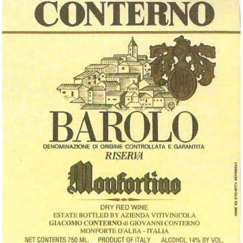 2019 Conterno, Giacomo Barolo Monfortino (750ml)