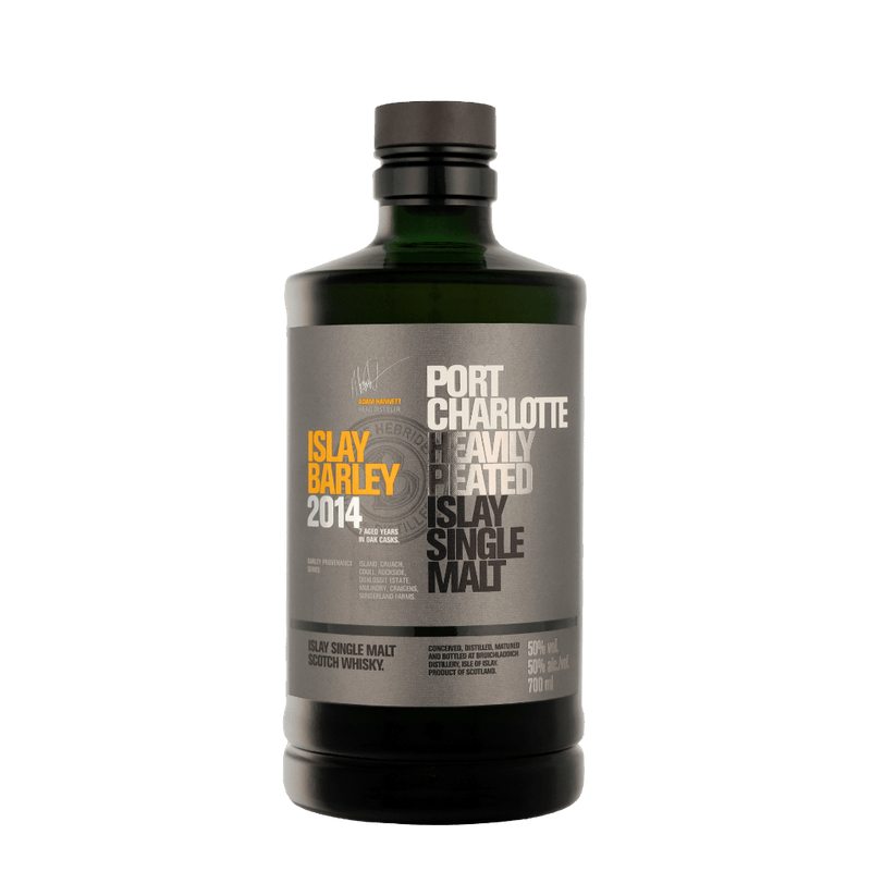 Bruichladdich Port Charlotte Islay Barley 2014 Heavily Peated Whiskey 750ml
