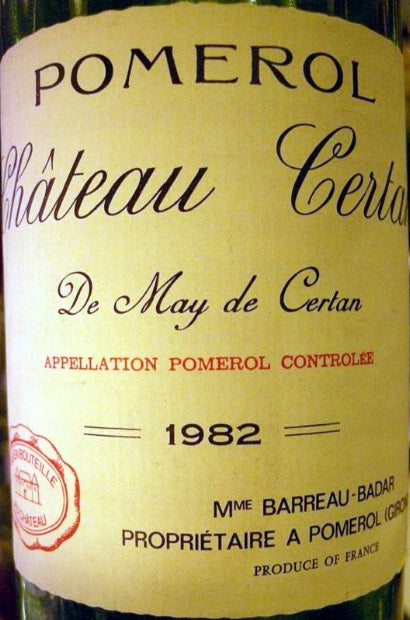 1982 Chateau Certan De May - Pomerol (750ml)