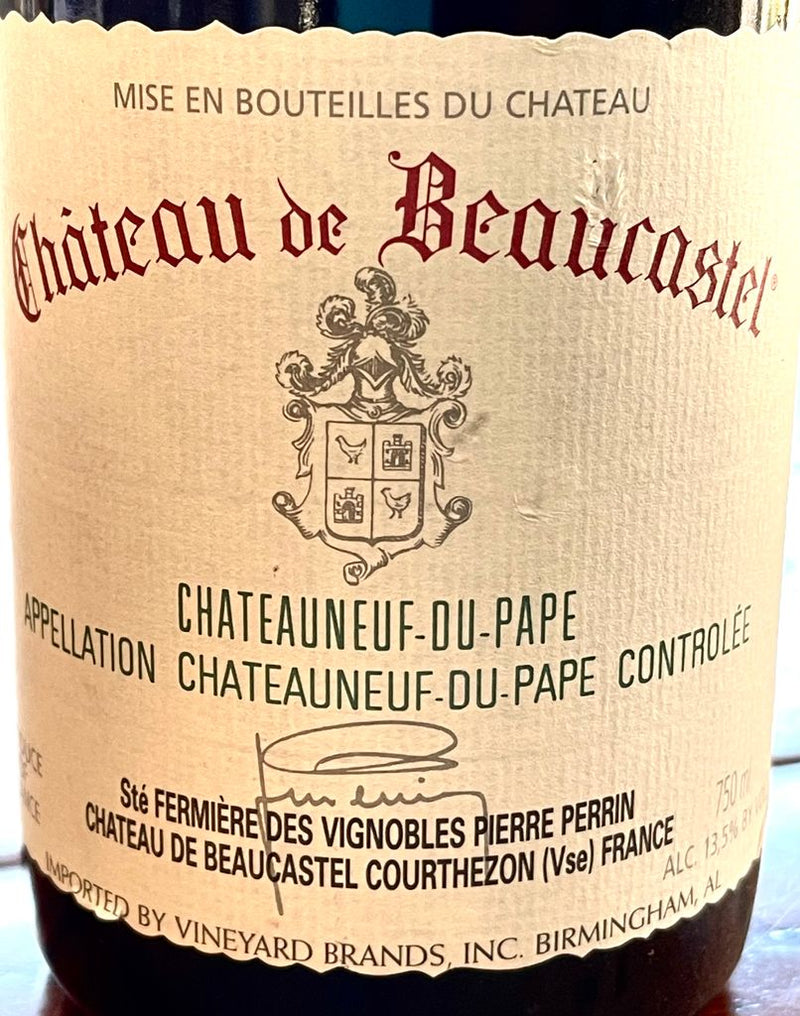 1989 Beaucastel Chateauneuf du Pape (750ml)