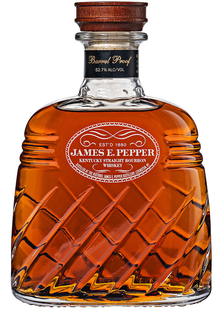 James E. Pepper Barrel Proof Straight Bourbon Whiskey 750ml