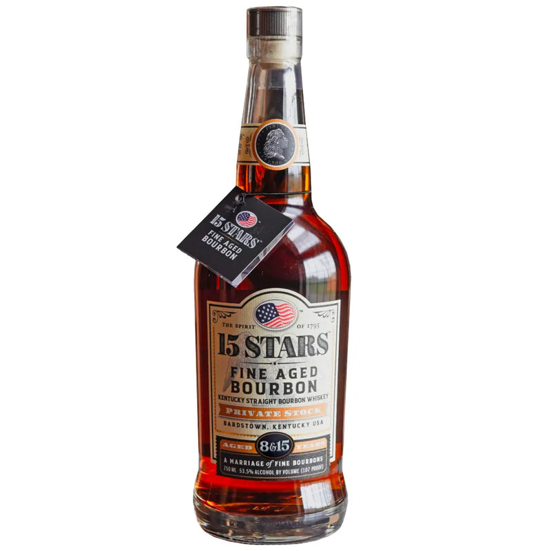 15 Stars Private Stock Bourbon Whiskey 750ml