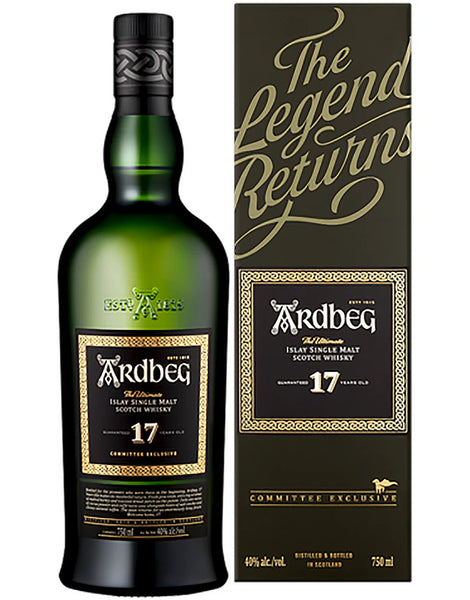 Ardbeg Committee Exclusive 17 yr Whiskey 750ml — MacArthur Beverages