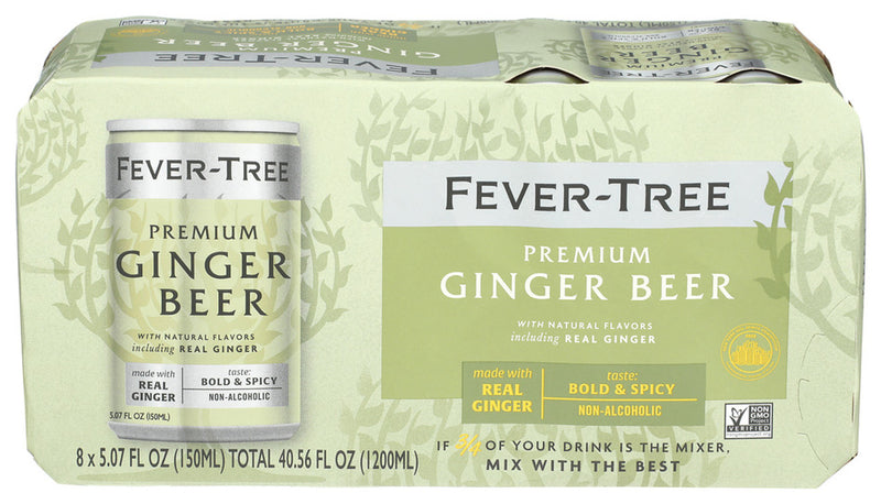 Fever Tree Ginger Beer 8pk can