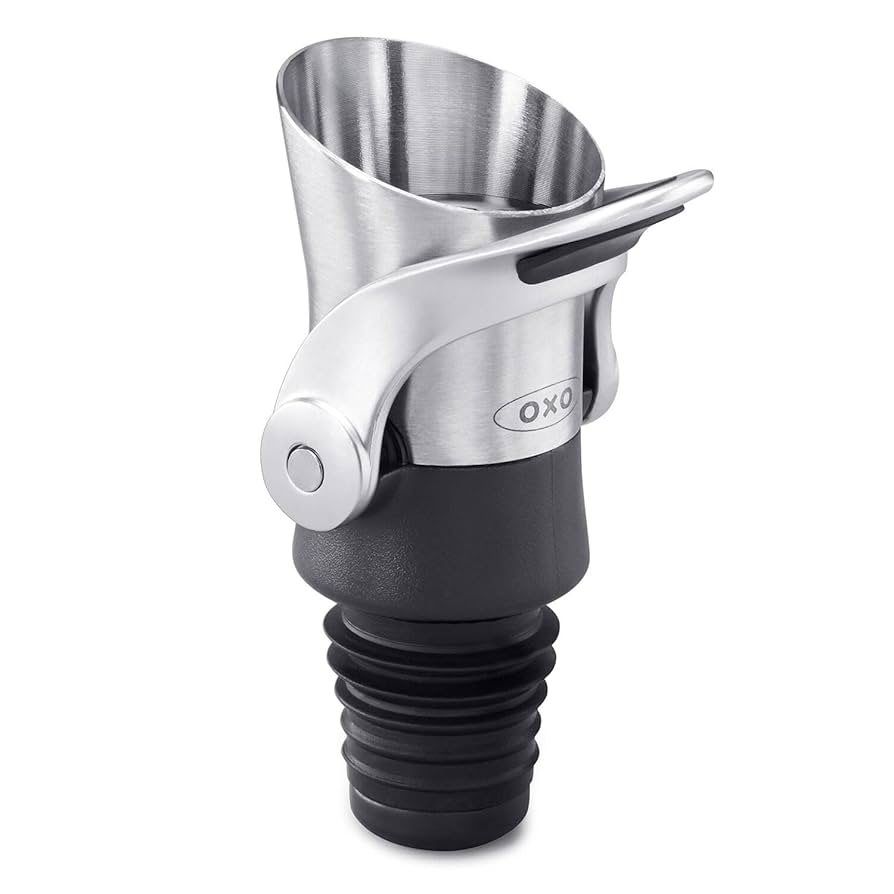 OXO SteeL Wine Stopper & Pourer - Thumbnail 5