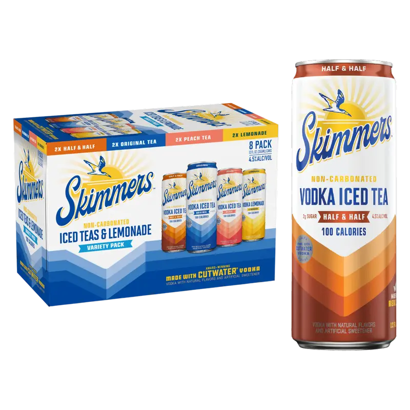Skimmers Non-Carbonated Iced Teas & Lemonade Variety 8pk