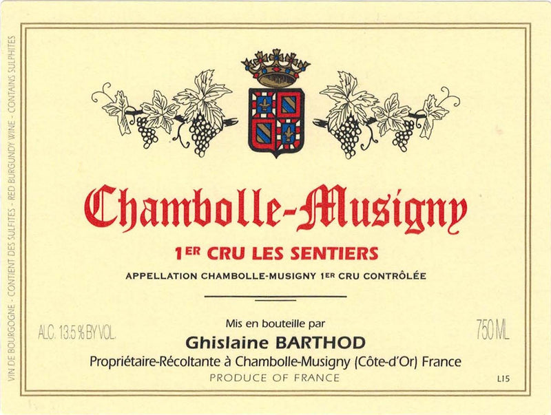 2022 Ghislaine Barthod - Chambolle Musigny Sentiers (750ml)
