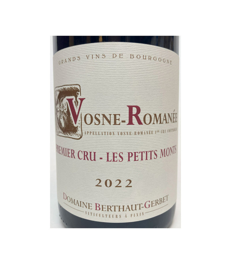 2022 Bertheaut-Gerbet - Vosne Romanee Petits Monts