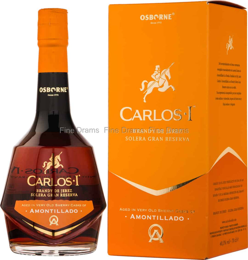 Carlos 1 Gran Reserva Amontillado Cask Brandy 700ml