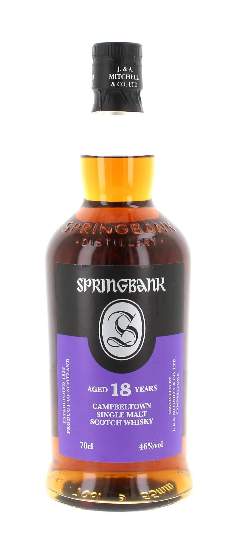 Springbank 2015 18 yr Single Malt Whiskey 750ml