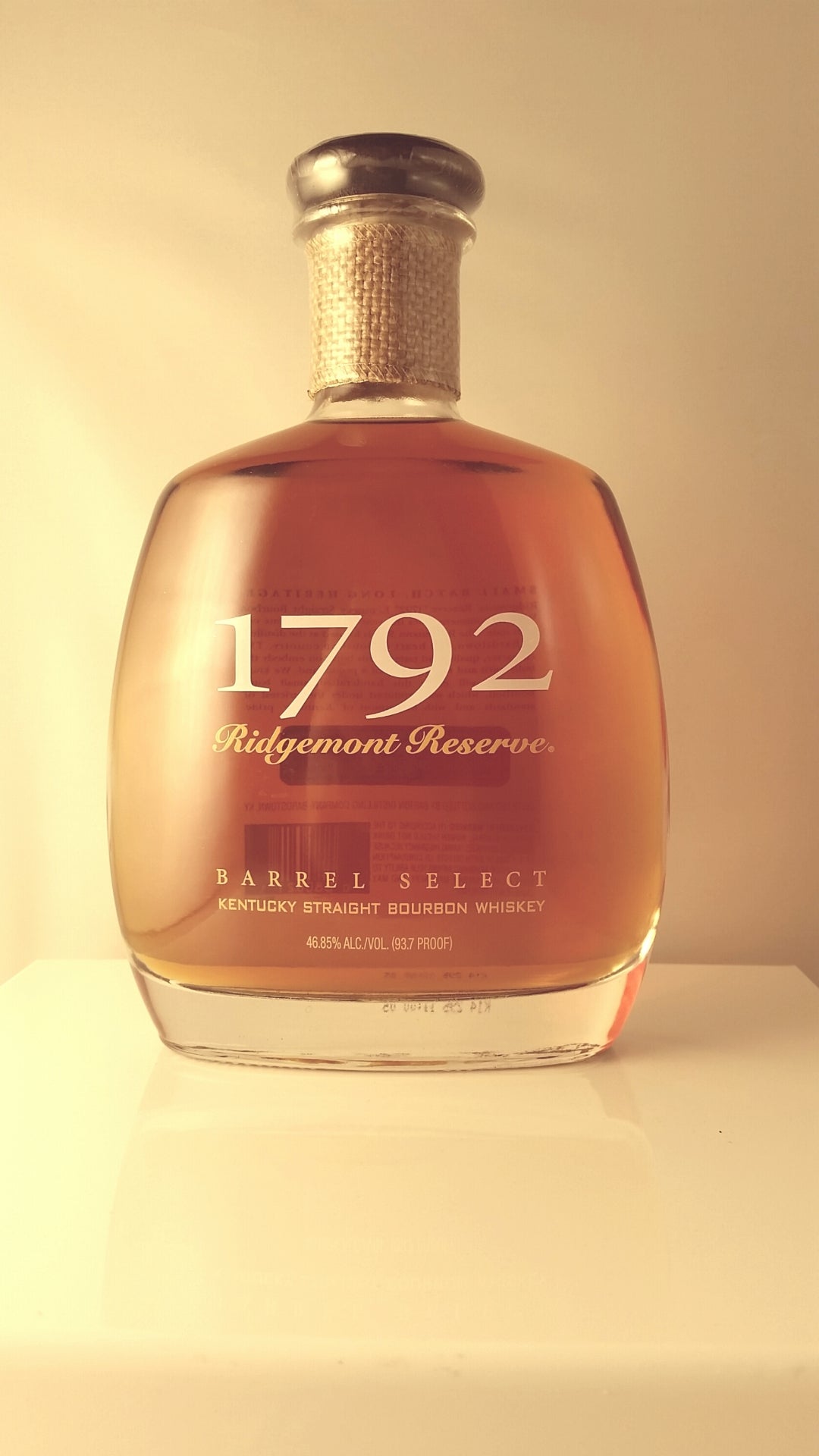 1792 Ridgemont Reserve Barrel Select 8yr Kentucky Straight Bourbon Whi ...
