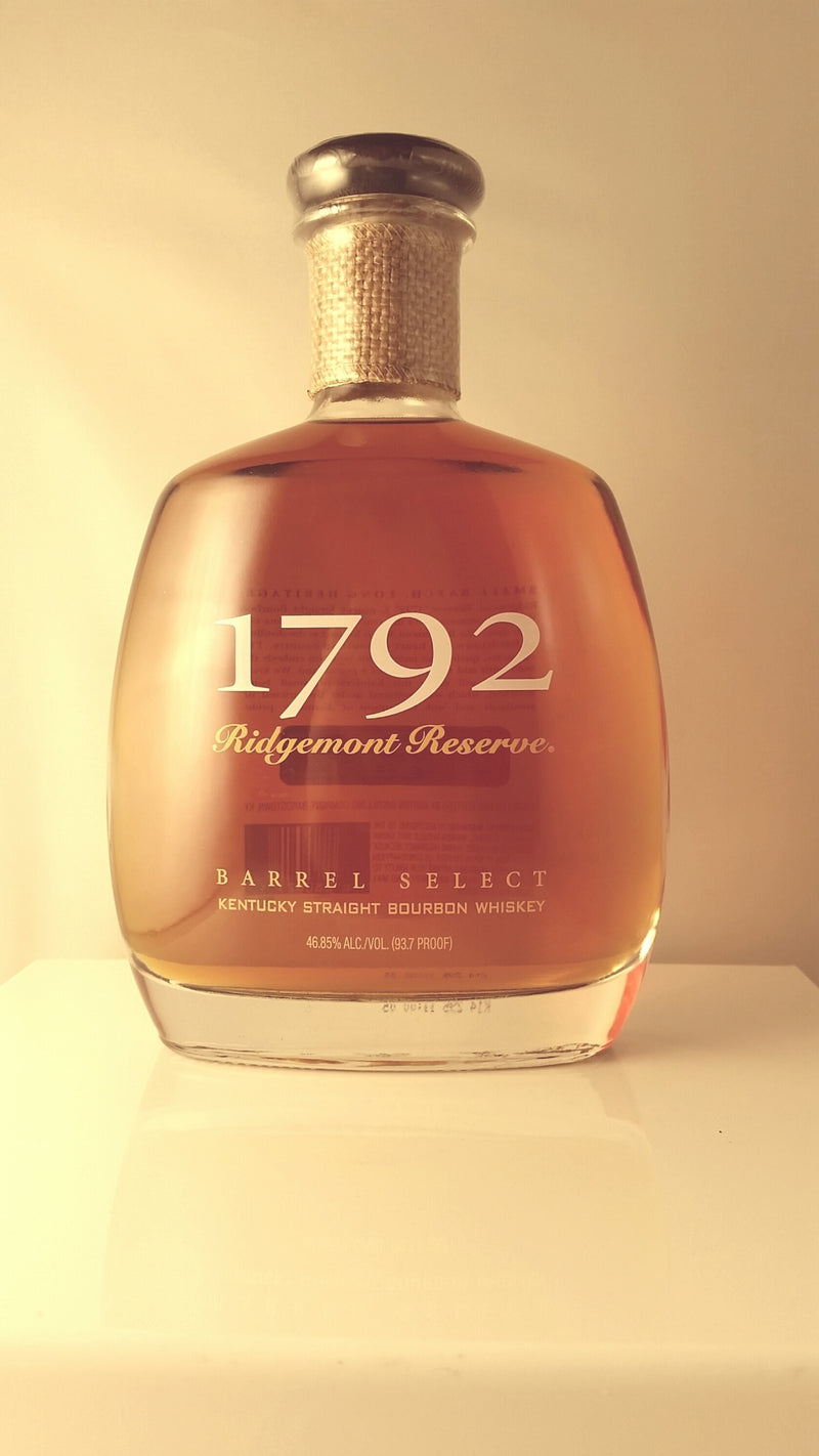 1792 Ridgemont Reserve Barrel Select 8yr Kentucky Straight Bourbon Whiskey  1.75L