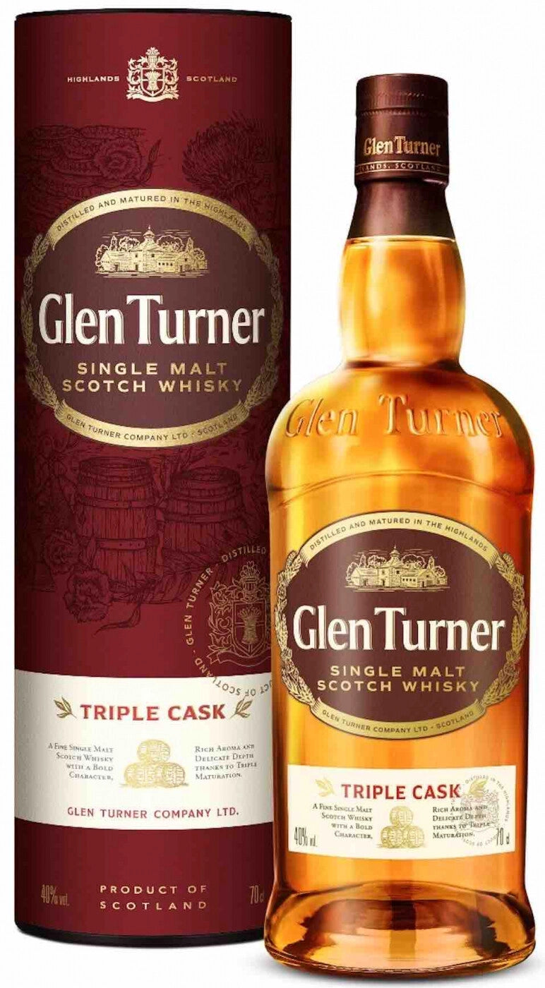 Glen Turner Triple Cask Single Malt Whiskey 700ml