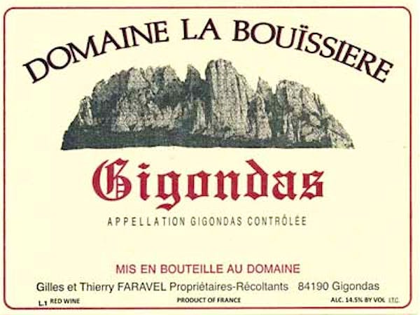 2022 Bouissiere - Gigondas (750ml)