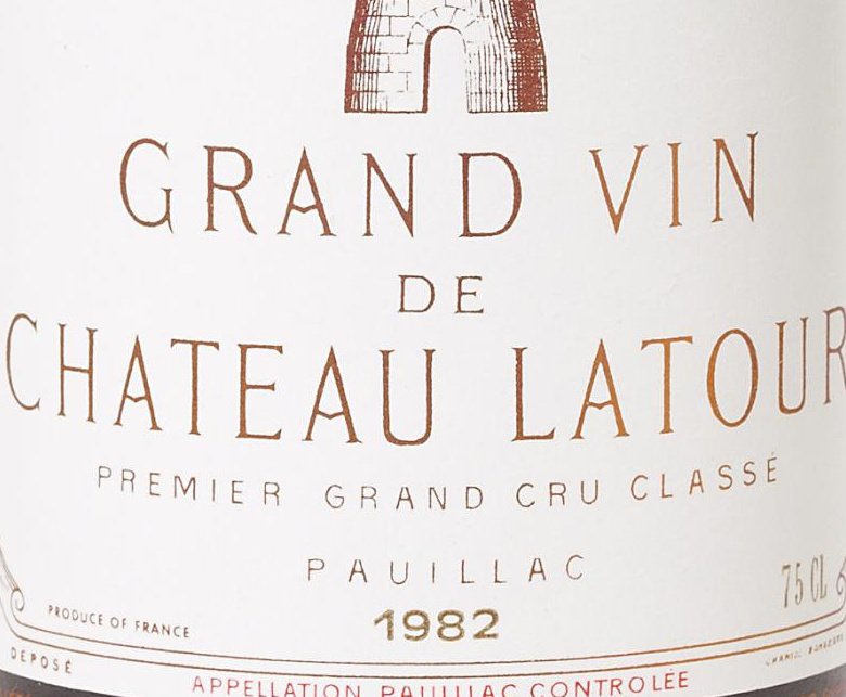 1982 Chateau Latour Pauillac