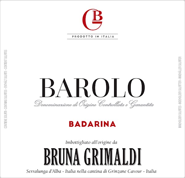 2020 Grimaldi, Bruna - Barolo Badarina (750ml)