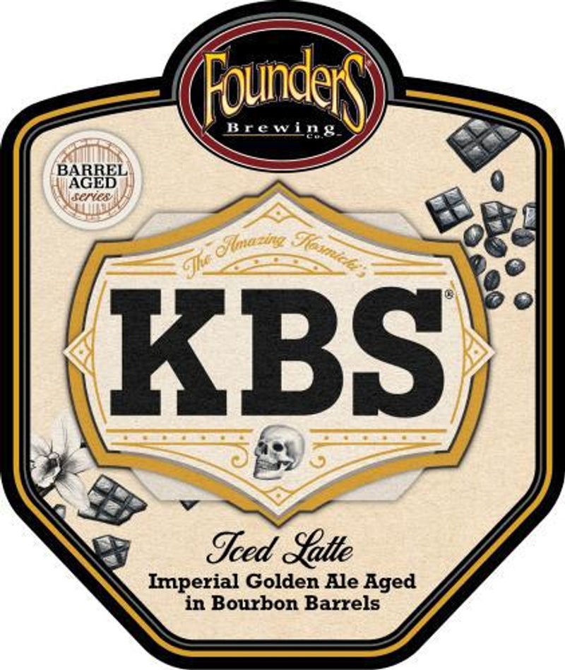 Founders Brewing KBS Iced Lattle 4pk bottles